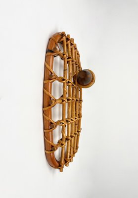 Bamboo & Rattan Coat Rack by Olaf von Bohr, Italy, 1950s-LYQ-1267692