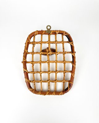 Bamboo & Rattan Coat Rack by Olaf von Bohr, Italy, 1950s-LYQ-1267692