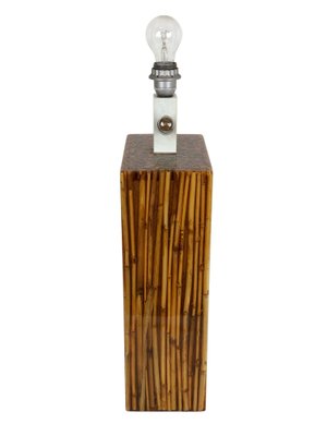 Bamboo Resin Table Lamp by Riccardo Marzi, Italy, 1970s-LYQ-1171762