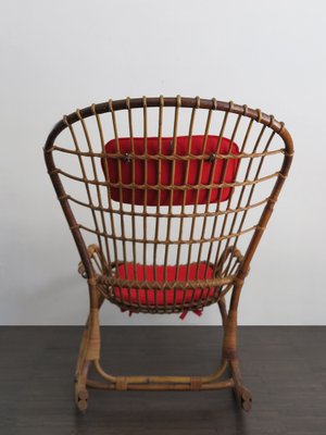 Bamboo Rocking Chair by Haruki Miyajima, 1960s-CC-1529660