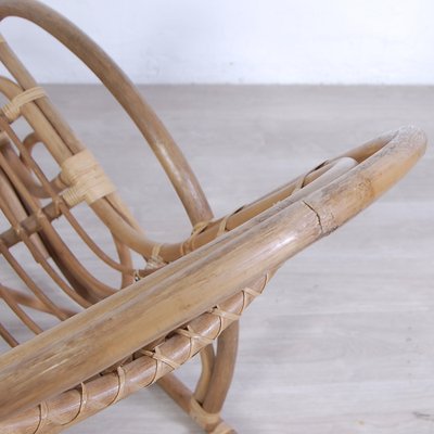 Bamboo Rocking Chair, Italy, 1970s-XSG-1719098