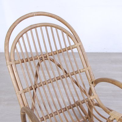 Bamboo Rocking Chair, Italy, 1970s-XSG-1719098