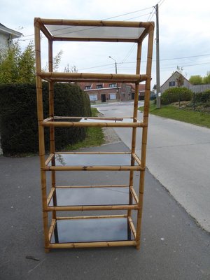 Bamboo Shelf Rack, 1970s-AWL-909071