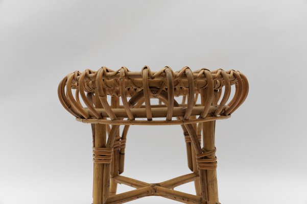 Bamboo Stool by Franco Albini, Italy, 1950s-KQB-1750202