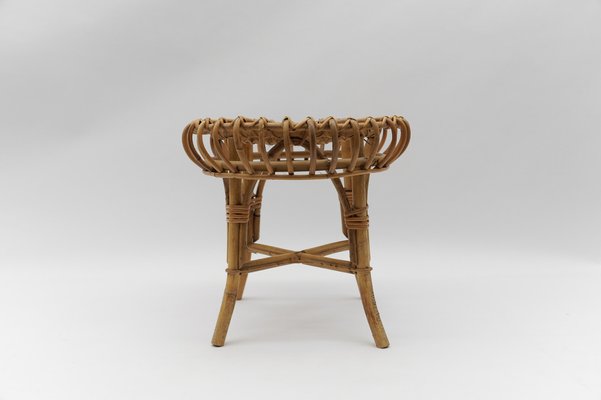 Bamboo Stool by Franco Albini, Italy, 1950s-KQB-1750202