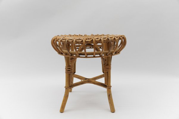 Bamboo Stool by Franco Albini, Italy, 1950s-KQB-1750202