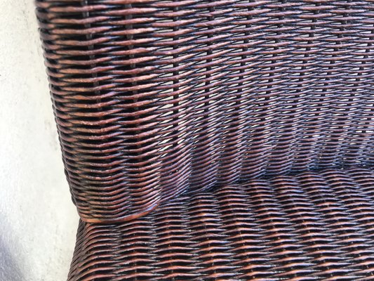 Bamboo Wicker Chairs by Lloyd Loom, 1960s, Set of 6-WQQ-1400971