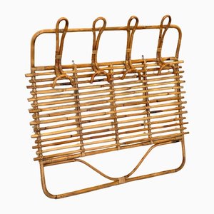 Bamboo Wicker Coat Rack, 1970s-NPC-1186329