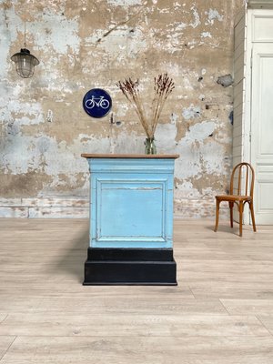 Bank Counter in Patinated Wood, 1900-UX-1325863