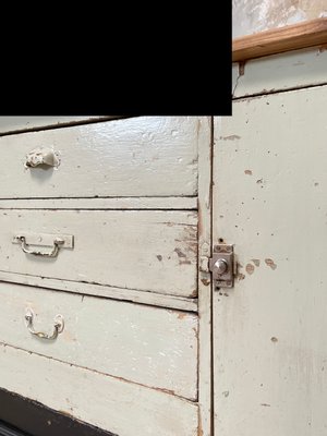 Bank Counter in Patinated Wood, 1900-UX-1325863