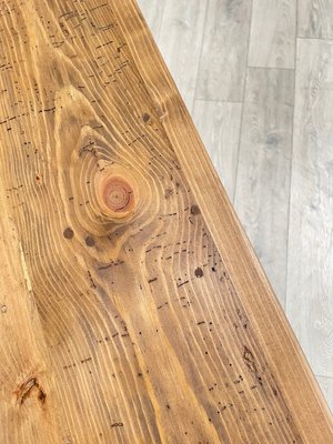 Bank Counter in Patinated Wood, 1900-UX-1325863