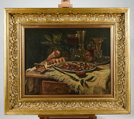 Banquet Still Life, 1980s, Print, Framed-RAQ-1186765