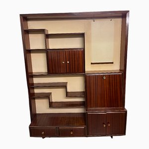 Bar Cabinet or Bookcase with Glass, 1950s-BNU-1105667