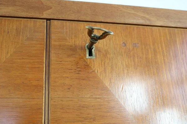 Bar Cabinet with Wood Inlays, Italy, 1950s-AA-1293652