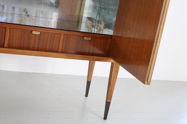 Bar Cabinet with Wood Inlays, Italy, 1950s-AA-1293652