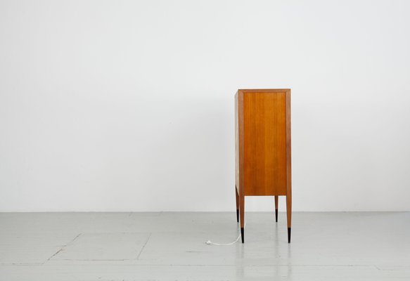 Bar Cabinet with Wood Inlays, Italy, 1950s-AA-1293652