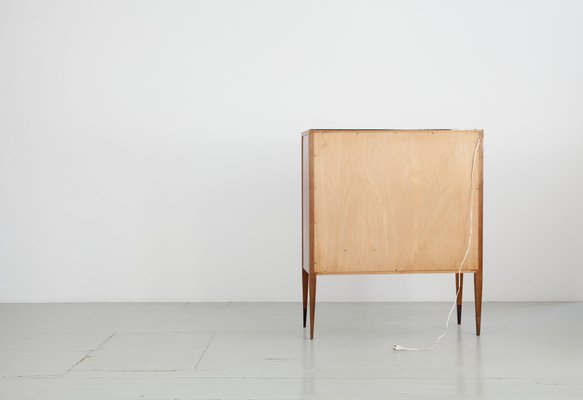 Bar Cabinet with Wood Inlays, Italy, 1950s-AA-1293652