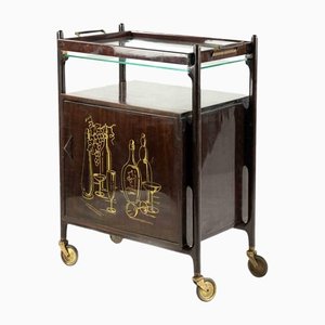 Bar Cart Attributed to Ico Parisi, Italy, 1970s-ZCI-1163143