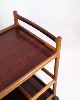 Bar Cart in Rosewood by Johannes Andersen, 1960s-UY-1813956