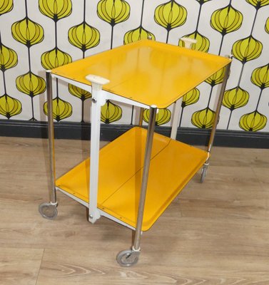 Bar Cart Table in Yellow, 1960-AFE-1772391