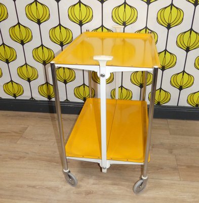 Bar Cart Table in Yellow, 1960-AFE-1772391