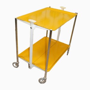 Bar Cart Table in Yellow, 1960-AFE-1772391