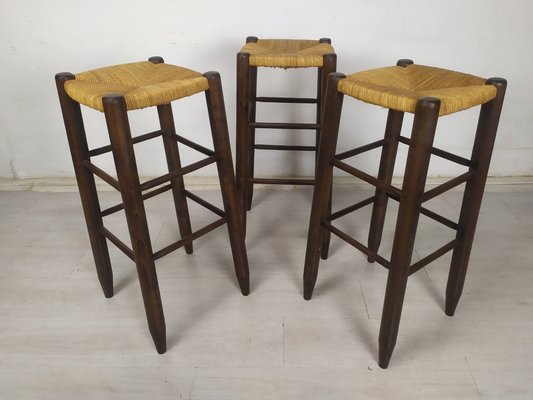 Bar Stools by Charlotte Perriand, 1970s, Set of 3-EAD-1742697