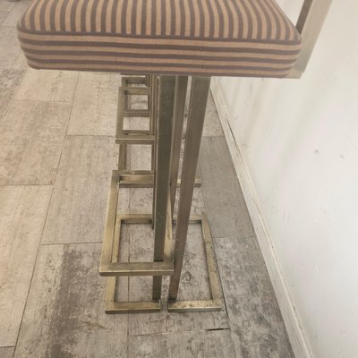 Bar Stools in the style of Maison Jansen, 1985, Set of 4-WBX-2042355