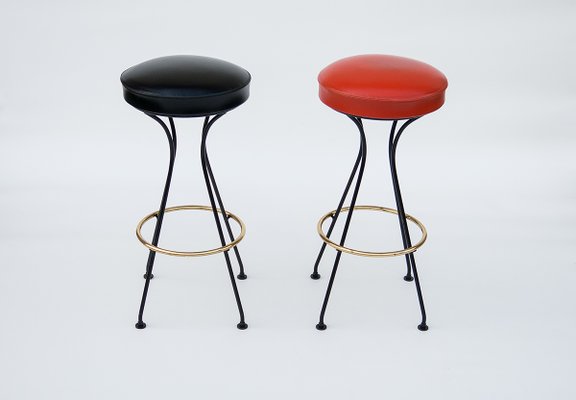 Bar Stools, Mid-20th Century, Set of 2-URD-1098500