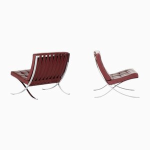 Barcelona Chairs by Ludwig Mies Van Der Rohe for Knoll, 1929, Set of 2-XGF-2016275