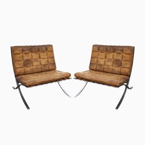 Barcelona Lounge Chairs by Ludwig Mies van der Rohe, 1950s, Set of 2-XSC-769448