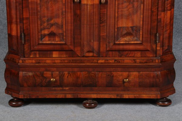 Baroque Cabinet in Walnut, Frankfurt, Germany, 18th Century-DXD-1790282