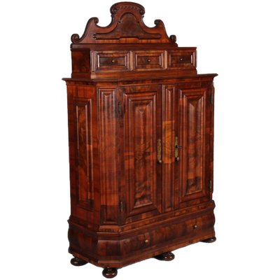 Baroque Cabinet in Walnut, Frankfurt, Germany, 18th Century-DXD-1790282