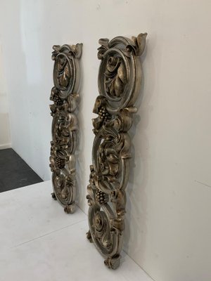 Baroque Carved Resin Panel Finished with Metallic Leaves-IJR-1452991