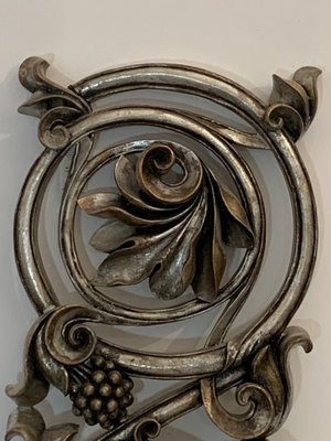 Baroque Carved Resin Panel Finished with Metallic Leaves-IJR-1452991