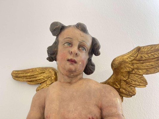 Baroque Carved Wood Angel-PXE-2039009