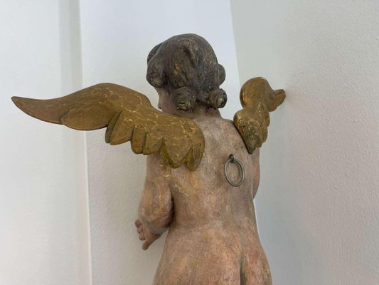 Baroque Carved Wood Angel-PXE-2039009