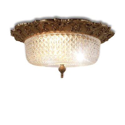 Baroque Ceiling Lamp Messing Facet Cut Glass Ceiling Ceiling French Lily-BMU-1807669