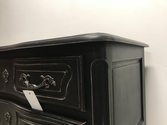 Baroque Chest of Drawer in Black-HLV-1428625