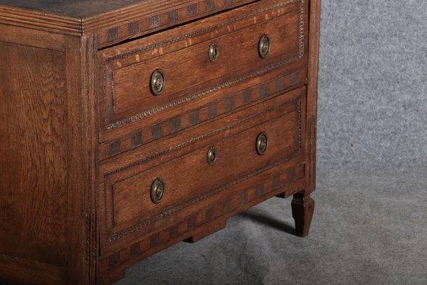 Baroque Chest of Drawers in Oak, 1780s-DXD-1790789