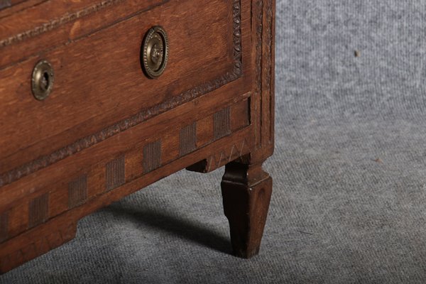 Baroque Chest of Drawers in Oak, 1780s-DXD-1790789