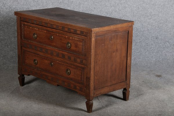 Baroque Chest of Drawers in Oak, 1780s-DXD-1790789