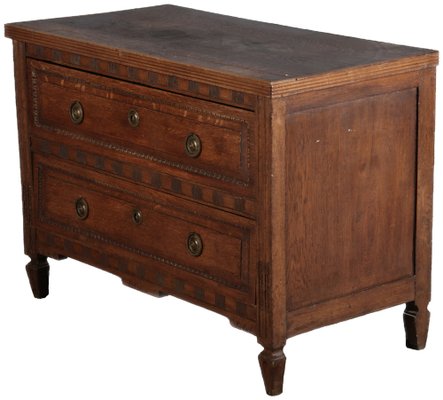 Baroque Chest of Drawers in Oak, 1780s-DXD-1790789