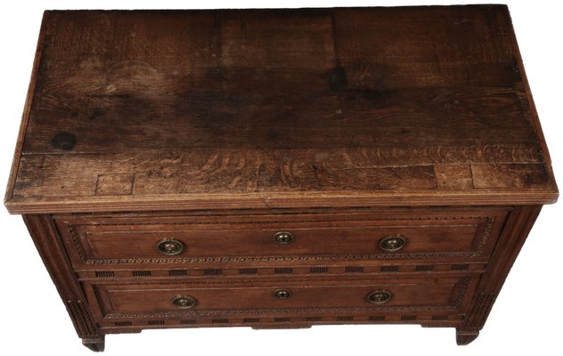 Baroque Chest of Drawers in Oak, 1780s-DXD-1790789