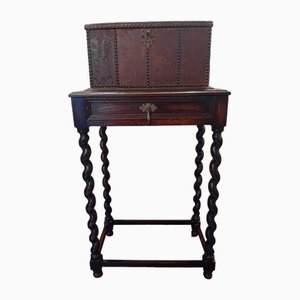 Baroque Chestnut Chest of Drawers-WMZ-1767731