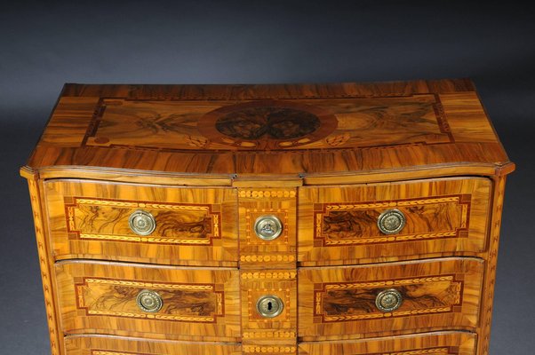 Baroque/Classicism Chest of Drawers, Germany Walnut-FLW-1402310