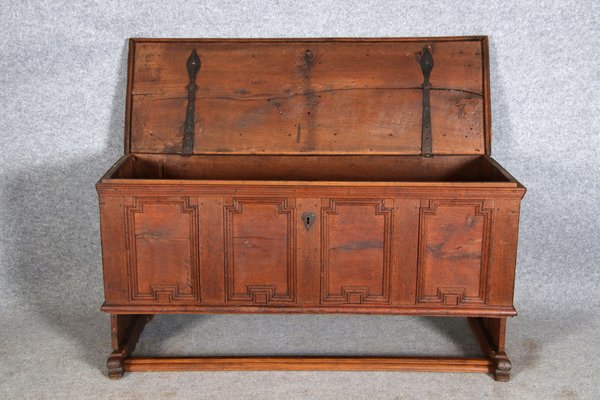 Baroque Gallery Chest in Oak, 1750s-DXD-1790802