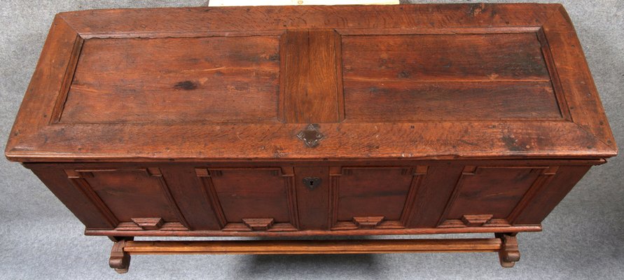 Baroque Gallery Chest in Oak, 1750s-DXD-1790802