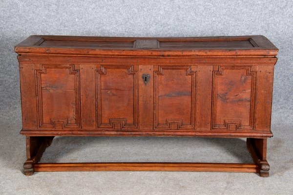 Baroque Gallery Chest in Oak, 1750s-DXD-1790802