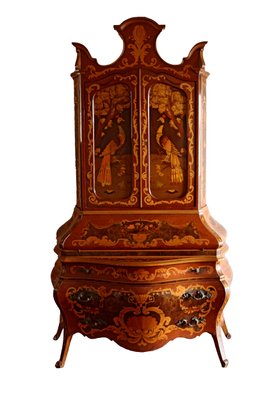 Baroque Inlaid Trumeau, 1960s-IYX-1393961